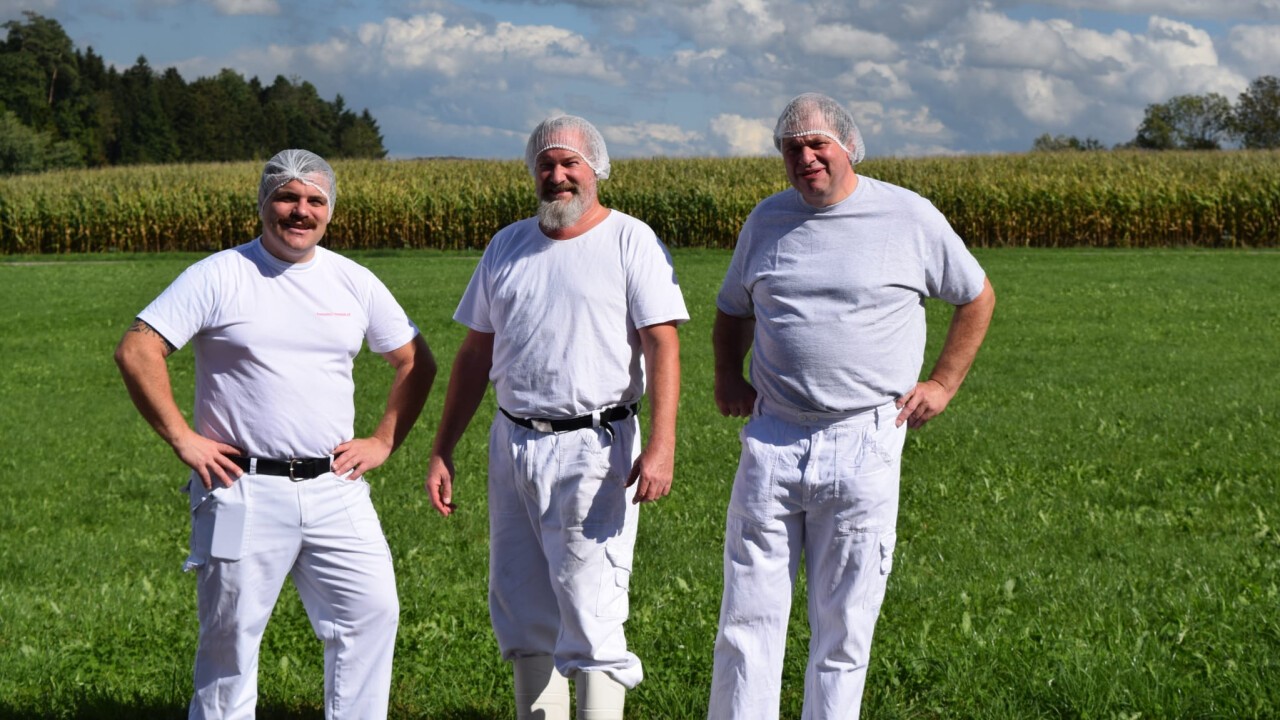 Initiator Johannes Eberle (links) zusammen mit den Partnern Sämi Moser (mitte) und Peter Egger (rechts)